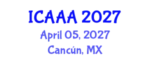 International Conference on Applied Aerodynamics and Aeromechanics (ICAAA) April 05, 2027 - Cancún, Mexico