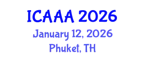 International Conference on Applied Aerodynamics and Aeromechanics (ICAAA) January 12, 2026 - Phuket, Thailand