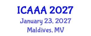 International Conference on Applied Aerodynamics and Aeromechanics (ICAAA) January 23, 2027 - Maldives, Maldives