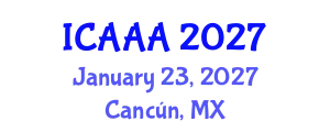 International Conference on Applied Aerodynamics and Aeromechanics (ICAAA) January 23, 2027 - Cancún, Mexico