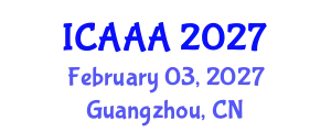 International Conference on Applied Aerodynamics and Aeromechanics (ICAAA) February 03, 2027 - Guangzhou, China