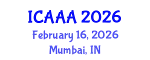International Conference on Applied Aerodynamics and Aeromechanics (ICAAA) February 16, 2026 - Mumbai, India