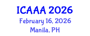 International Conference on Applied Aerodynamics and Aeromechanics (ICAAA) February 16, 2026 - Manila, Philippines