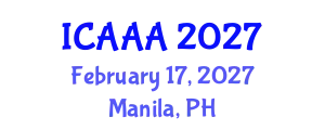 International Conference on Applied Aerodynamics and Aeromechanics (ICAAA) February 17, 2027 - Manila, Philippines
