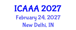 International Conference on Applied Aerodynamics and Aeromechanics (ICAAA) February 24, 2027 - New Delhi, India