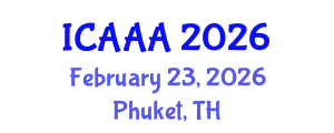 International Conference on Applied Aerodynamics and Aeromechanics (ICAAA) February 23, 2026 - Phuket, Thailand