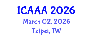 International Conference on Applied Aerodynamics and Aeromechanics (ICAAA) March 02, 2026 - Taipei, Taiwan