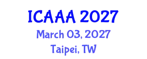 International Conference on Applied Aerodynamics and Aeromechanics (ICAAA) March 03, 2027 - Taipei, Taiwan