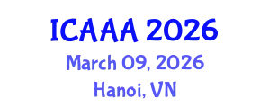 International Conference on Applied Aerodynamics and Aeromechanics (ICAAA) March 09, 2026 - Hanoi, Vietnam