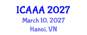 International Conference on Applied Aerodynamics and Aeromechanics (ICAAA) March 10, 2027 - Hanoi, Vietnam