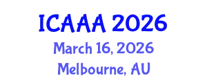 International Conference on Applied Aerodynamics and Aeromechanics (ICAAA) March 16, 2026 - Melbourne, Australia