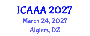International Conference on Applied Aerodynamics and Aeromechanics (ICAAA) March 24, 2027 - Algiers, Algeria