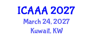 International Conference on Applied Aerodynamics and Aeromechanics (ICAAA) March 24, 2027 - Kuwait, Kuwait