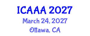 International Conference on Applied Aerodynamics and Aeromechanics (ICAAA) March 24, 2027 - Ottawa, Canada