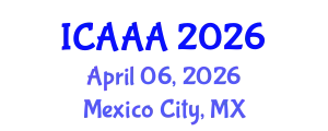 International Conference on Applied Aerodynamics and Aeromechanics (ICAAA) April 06, 2026 - Mexico City, Mexico