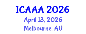 International Conference on Applied Aerodynamics and Aeromechanics (ICAAA) April 13, 2026 - Melbourne, Australia