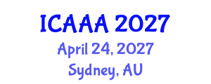 International Conference on Applied Aerodynamics and Aeromechanics (ICAAA) April 24, 2027 - Sydney, Australia