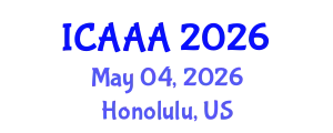 International Conference on Applied Aerodynamics and Aeromechanics (ICAAA) May 04, 2026 - Honolulu, United States