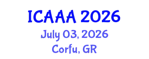 International Conference on Applied Aerodynamics and Aeromechanics (ICAAA) July 03, 2026 - Corfu, Greece