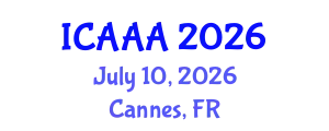 International Conference on Applied Aerodynamics and Aeromechanics (ICAAA) July 10, 2026 - Cannes, France