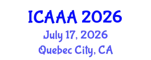 International Conference on Applied Aerodynamics and Aeromechanics (ICAAA) July 17, 2026 - Quebec City, Canada