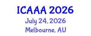 International Conference on Applied Aerodynamics and Aeromechanics (ICAAA) July 24, 2026 - Melbourne, Australia