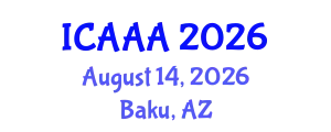International Conference on Applied Aerodynamics and Aeromechanics (ICAAA) August 14, 2026 - Baku, Azerbaijan