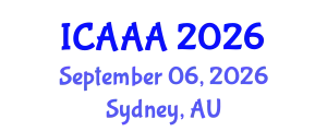 International Conference on Applied Aerodynamics and Aeromechanics (ICAAA) September 06, 2026 - Sydney, Australia