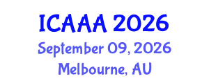 International Conference on Applied Aerodynamics and Aeromechanics (ICAAA) September 09, 2026 - Melbourne, Australia