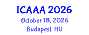 International Conference on Applied Aerodynamics and Aeromechanics (ICAAA) October 18, 2026 - Budapest, Hungary