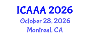 International Conference on Applied Aerodynamics and Aeromechanics (ICAAA) October 28, 2026 - Montreal, Canada