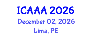 International Conference on Applied Aerodynamics and Aeromechanics (ICAAA) December 02, 2026 - Lima, Peru