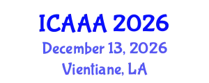 International Conference on Applied Aerodynamics and Aeromechanics (ICAAA) December 13, 2026 - Vientiane, Laos