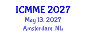International Conference on Mechanical and Materials Engineering (ICMME) May 13, 2027 - Amsterdam, Netherlands