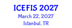 International Conference on Economics, Financial and Industrial Systems (ICEFIS) March 22, 2027 - Istanbul, Turkey
