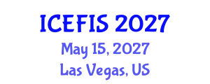 International Conference on Economics, Financial and Industrial Systems (ICEFIS) May 15, 2027 - Las Vegas, United States
