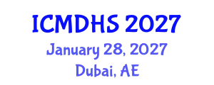 International Conference on Migration, Development and Human Security (ICMDHS) January 28, 2027 - Dubai, United Arab Emirates