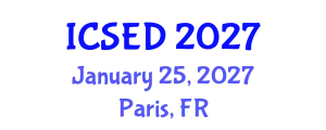 International Conference on Sustainable Economic Development (ICSED) January 25, 2027 - Paris, France