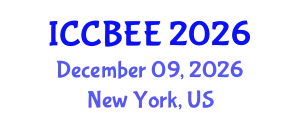 International Conference on Chemical, Biological and Environmental Engineering (ICCBEE) December 09, 2026 - New York, United States