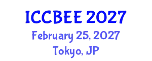 International Conference on Chemical, Biological and Environmental Engineering (ICCBEE) February 25, 2027 - Tokyo, Japan