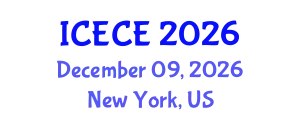 International Conference on Electrical and Communication Engineering (ICECE) December 09, 2026 - New York, United States