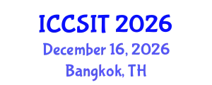 International Conference on Computer Science and Information Technology (ICCSIT) December 16, 2026 - Bangkok, Thailand