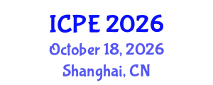 International Conference on Precision Engineering (ICPE) October 18, 2026 - Shanghai, China