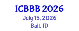 International Conference on Bioscience, Biotechnology, and Biochemistry (ICBBB) July 15, 2026 - Bali, Indonesia