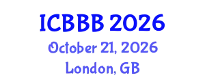 International Conference on Bioscience, Biotechnology, and Biochemistry (ICBBB) October 21, 2026 - London, United Kingdom