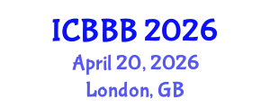 International Conference on Bioscience, Biotechnology, and Biochemistry (ICBBB) April 20, 2026 - London, United Kingdom