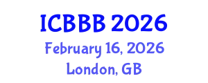 International Conference on Bioscience, Biotechnology, and Biochemistry (ICBBB) February 16, 2026 - London, United Kingdom