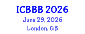 International Conference on Bioscience, Biotechnology, and Biochemistry (ICBBB) June 29, 2026 - London, United Kingdom