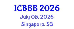 International Conference on Bioscience, Biotechnology, and Biochemistry (ICBBB) July 05, 2026 - Singapore, Singapore
