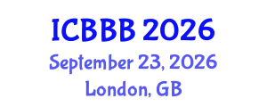 International Conference on Bioscience, Biotechnology, and Biochemistry (ICBBB) September 23, 2026 - London, United Kingdom